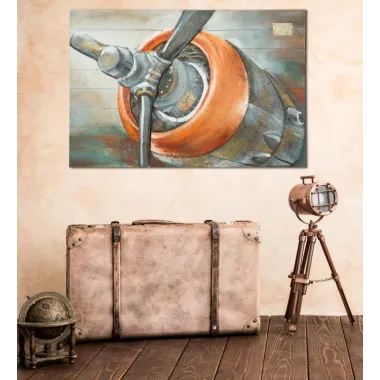 OBRAZ NA PŁÓTNIE Aviator 120x3,7x80 cm